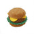 Hamburger Plush Dog Toy